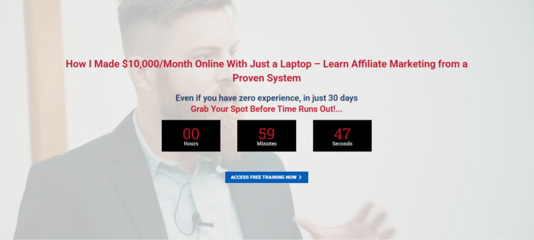 xohubsolutions affiliate landing page portfolio